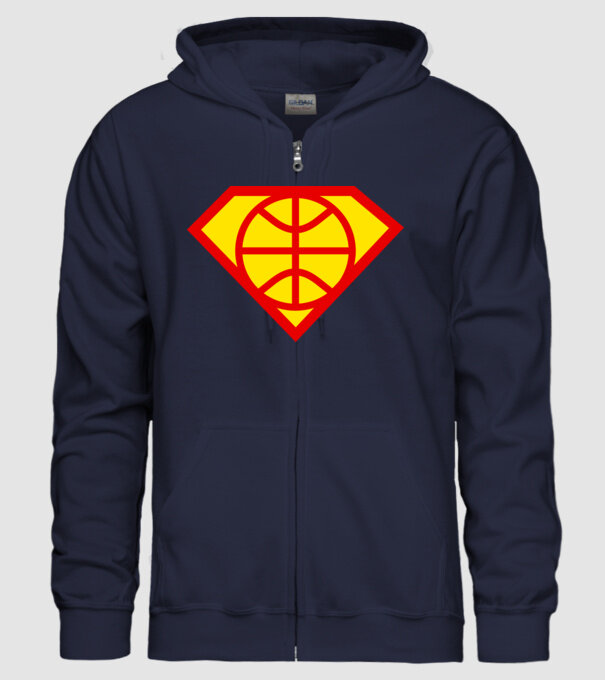 Supersportiv BASCHETBALIST model albastru închis pe tricou