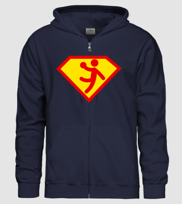Supersportiv VOLEIBALIST model albastru închis pe tricou