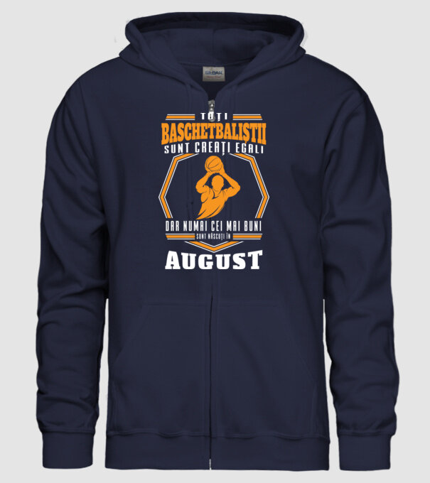 Toți baschetbaliștii sunt creați egali, dar numai cei mai buni sunt născuți în august model albastru închis pe tricou