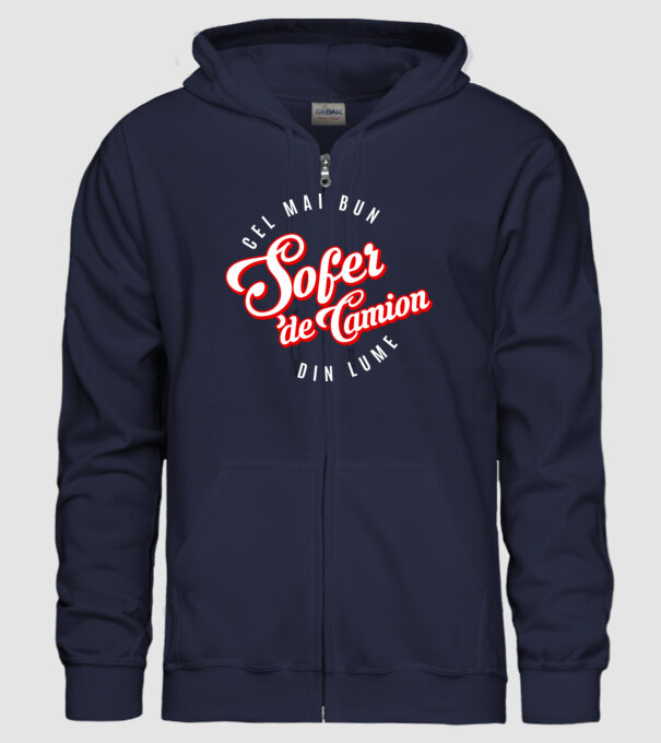 Cel mai bun ȘOFER DE CAMION din lume model albastru închis pe tricou