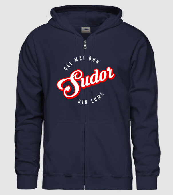 Cel mai bun SUDOR din lume model albastru închis pe tricou