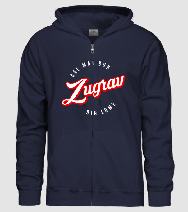 Cel mai bun ZUGRAV din lume model albastru închis pe tricou