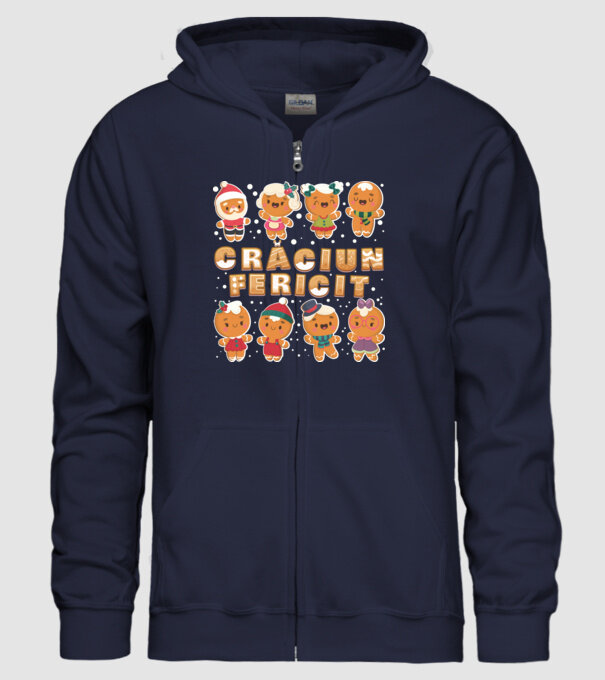 crăciun Fericit model albastru închis pe tricou