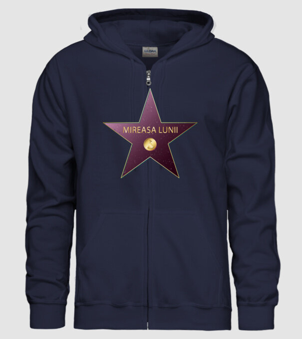 Mireasa lunii model albastru închis pe tricou
