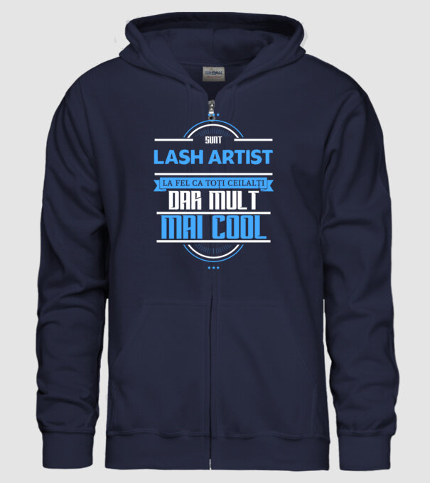 Sunt lash artist, la fel ca toți ceilalți, dar mult mai cool model albastru închis pe tricou