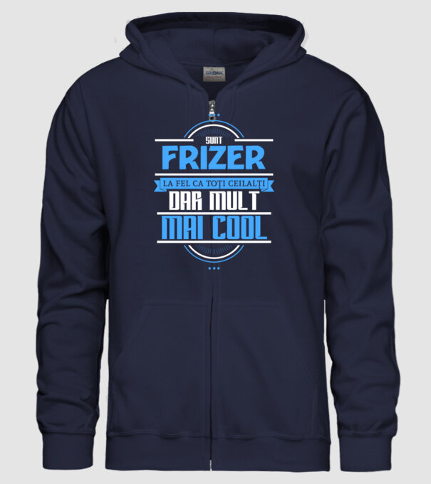 Sunt frizer, la fel ca toți ceilalți, dar mult mai cool model albastru închis pe tricou