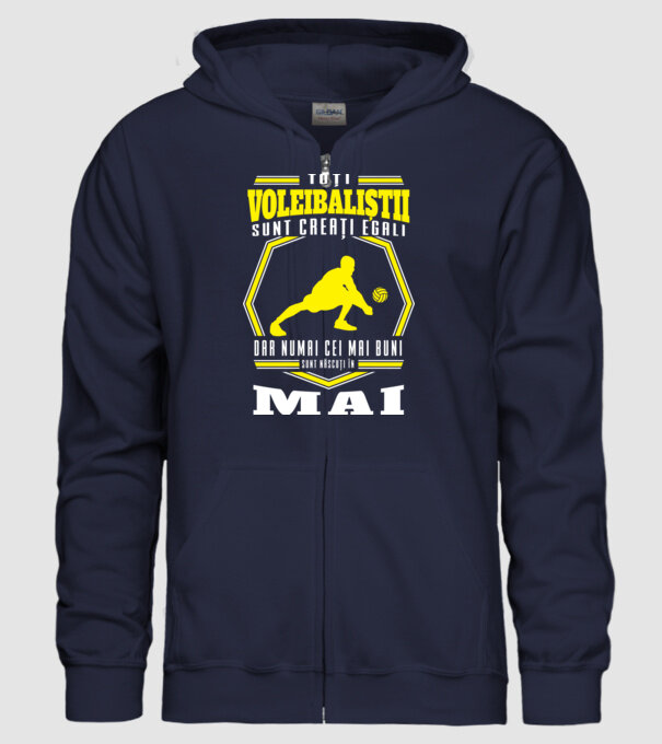 Toți voleibaliștii sunt creați egali, dar numai cei mai buni sunt născuți în mai model albastru închis pe tricou