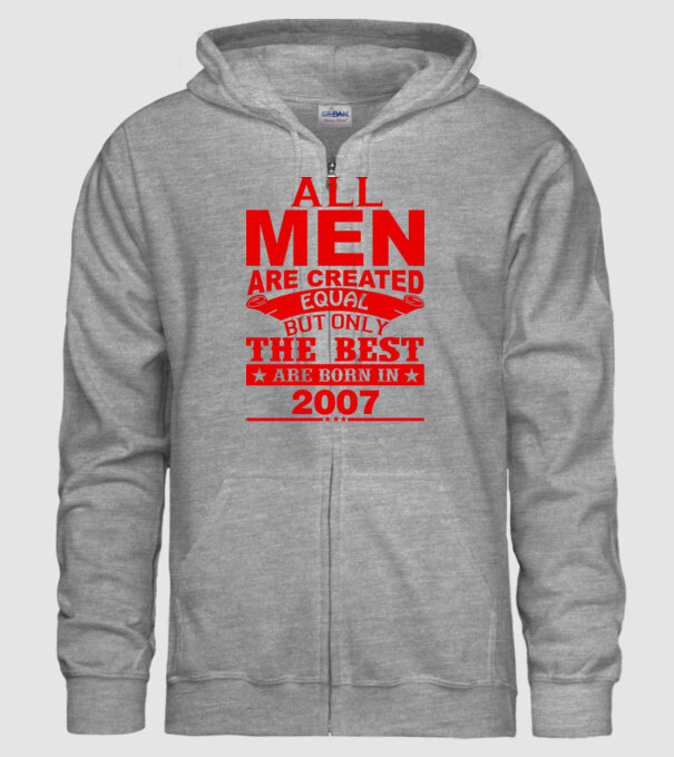 All men are created - 2007 model gri pe tricou