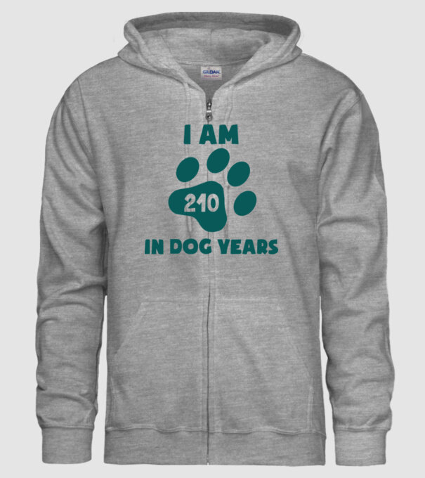 Dog Year - 210 model gri pe tricou