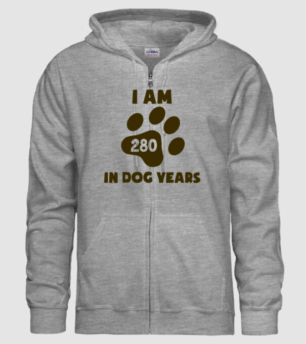 Dog Year - 280 model gri pe tricou