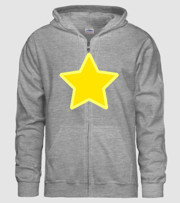 Stea model gri pe tricou