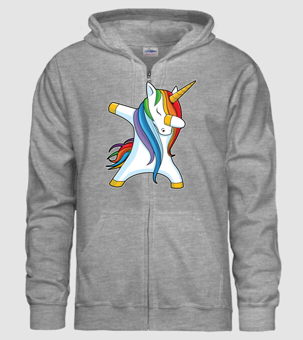 DAB Unicorn 2 model gri pe tricou