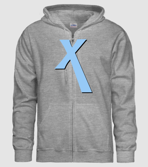 ExcaX model gri pe tricou