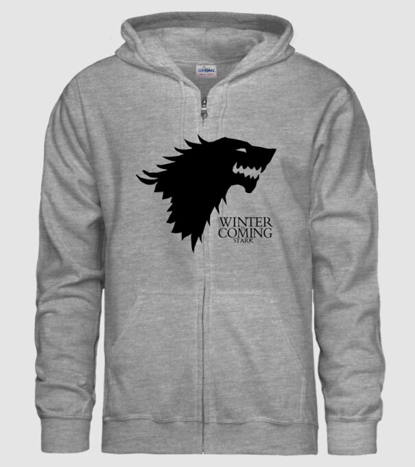 game of thrones winter is coming model gri pe tricou