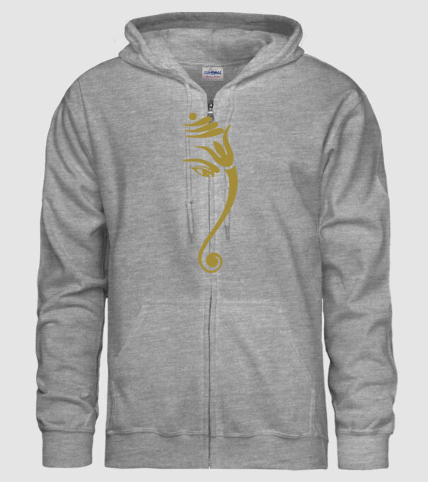 ganesha model gri pe tricou
