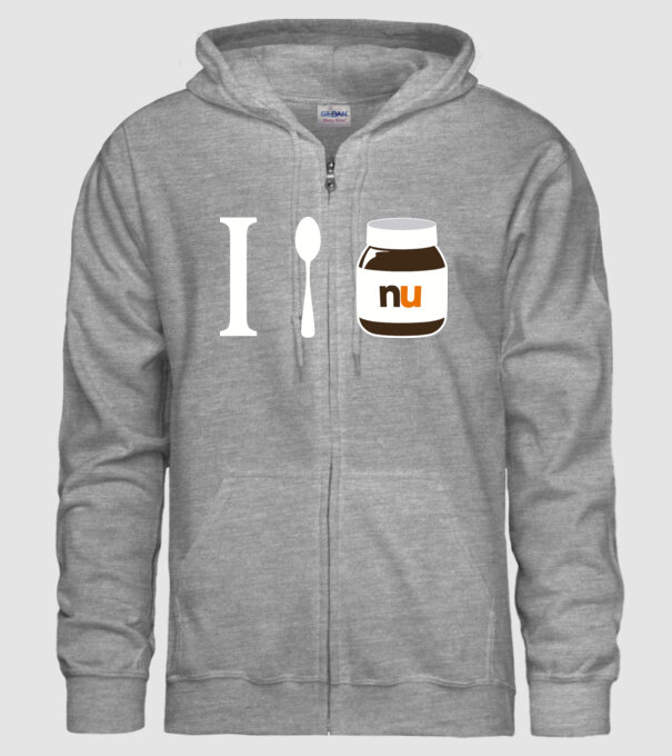i love nutella model gri pe tricou