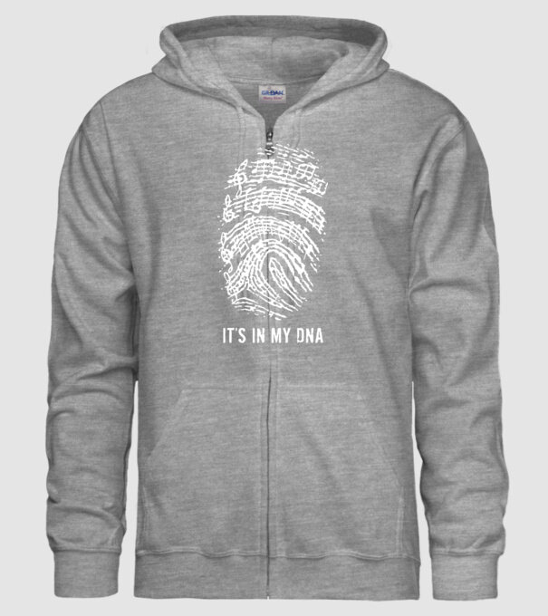Its in my DNA model gri pe tricou