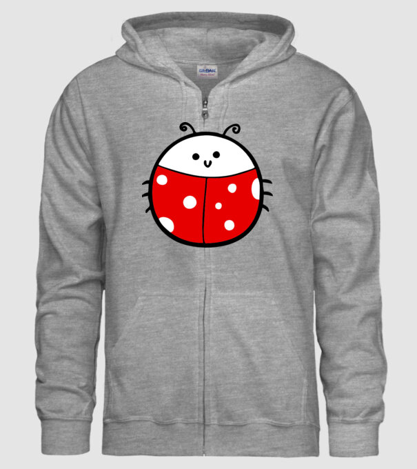 Buburuză model gri pe tricou
