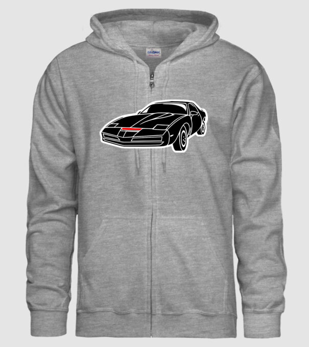 Kitt 3C.eps model gri pe tricou
