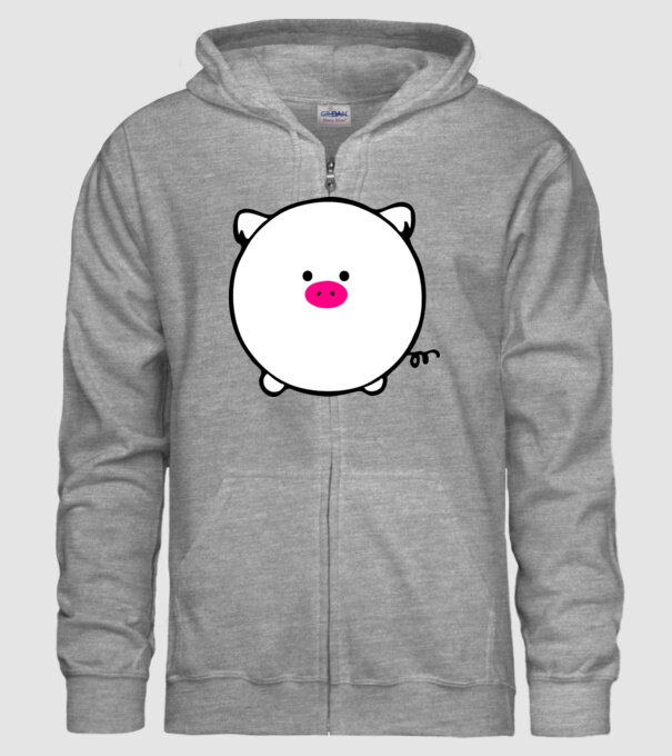 Purcel model gri pe tricou