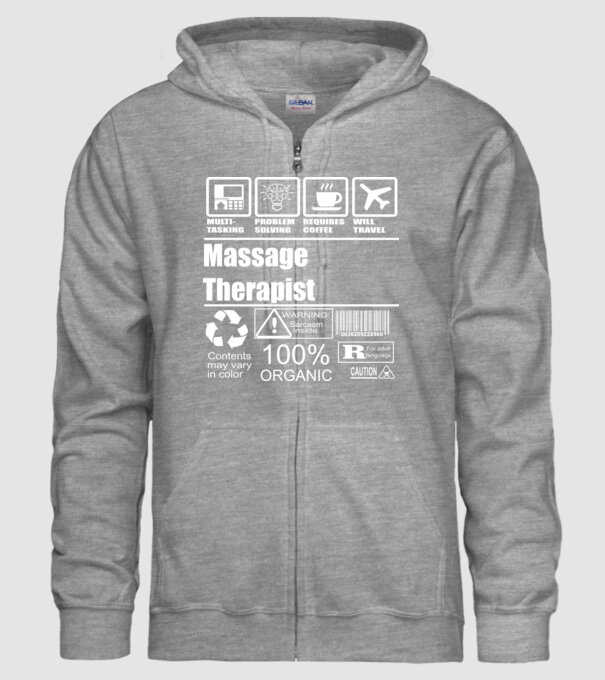 Massage teraphist model gri pe tricou