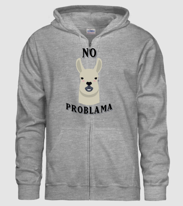 No problama model gri pe tricou