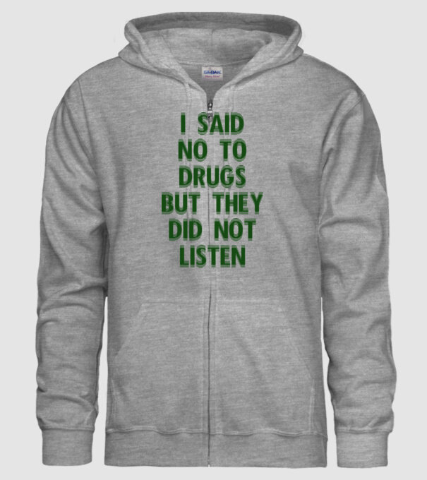 Say no... model gri pe tricou
