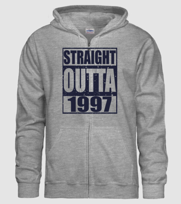 Straight Outta - 1997 model gri pe tricou
