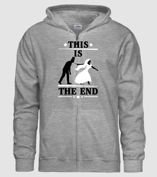 this is the end model gri pe tricou