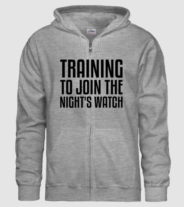 Training to join the nights watch model gri pe tricou