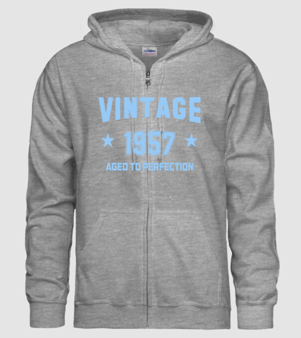 Vintage - 1957 model gri pe tricou