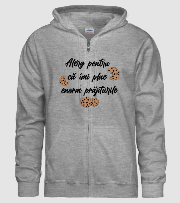 Alerg pentru că îmi plac enorm prăjiturile model gri pe tricou