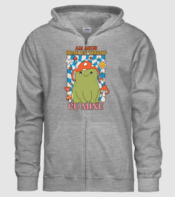am adus doar un tricou cu mine! model gri pe tricou