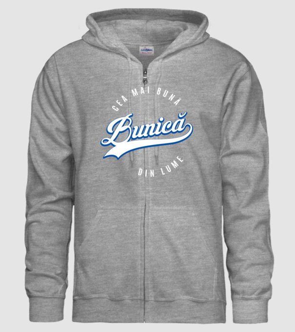 Cea mai bună BUNICĂ din lume model gri pe tricou