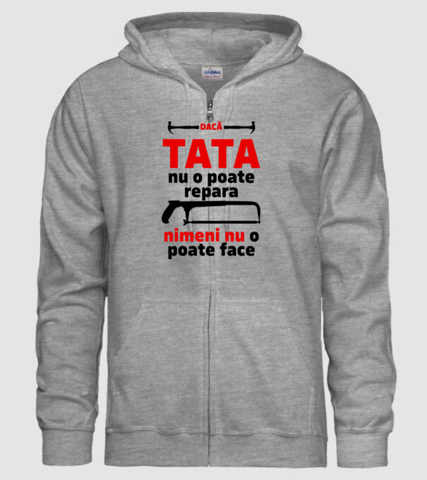 Dacă Tata nu o poate repara, nimeni nu o poate face model gri pe tricou