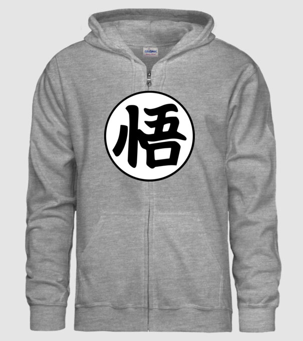 Dragonball logo model gri pe tricou