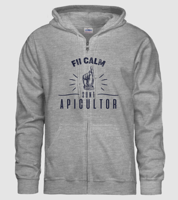 Fii calm.... sunt apicultor model gri pe tricou