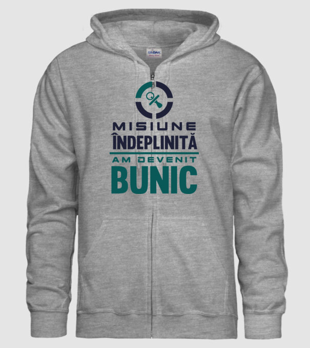 Misiune îndeplinită - am devenit bunic model gri pe tricou