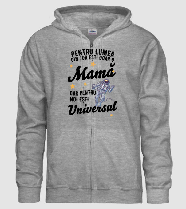 Pentru lumea din jur ești doar o mamă, dar pentru noi ești universul model gri pe tricou