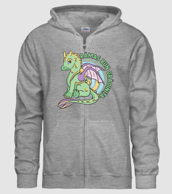 Rămas bun grădiniță model gri pe tricou