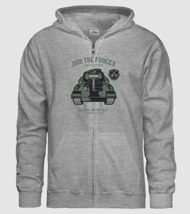 Tancuri model gri pe tricou