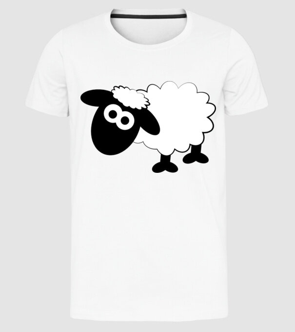 Miel model alb pe tricou
