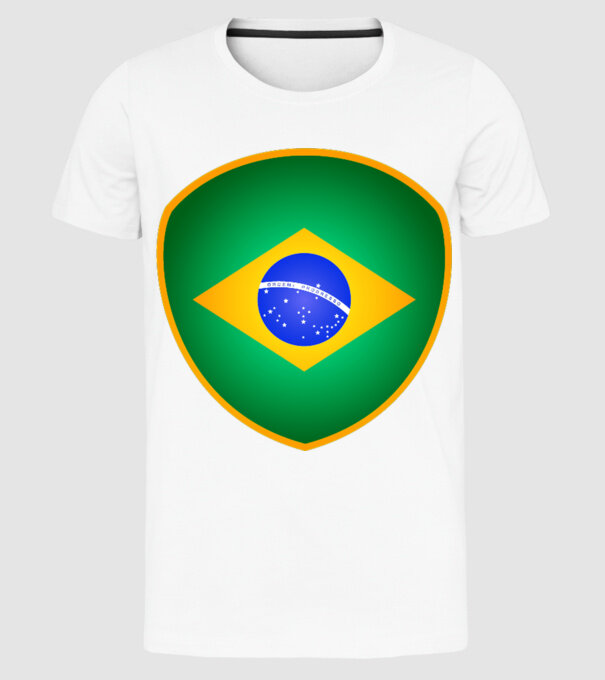 BRA-jabulani-flag model alb pe tricou