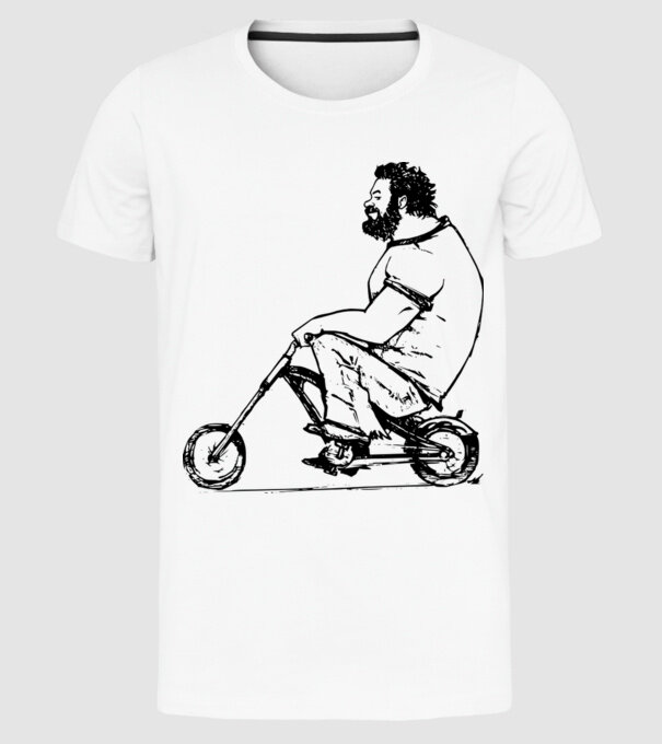 Bud Spencer Retro model alb pe tricou