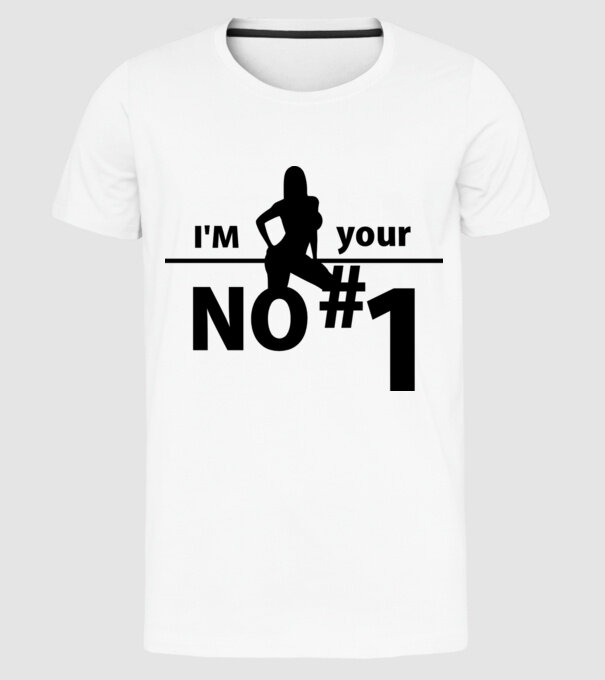 Prima model alb pe tricou