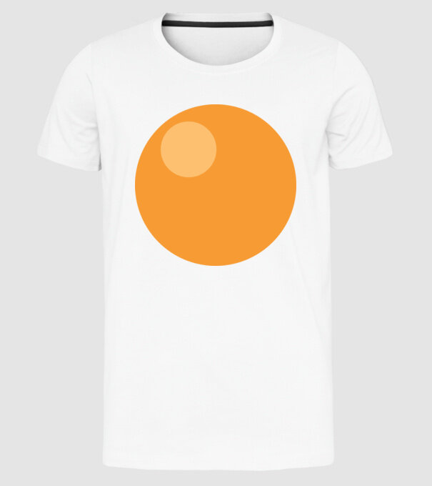 Ouă carnaval model alb pe tricou