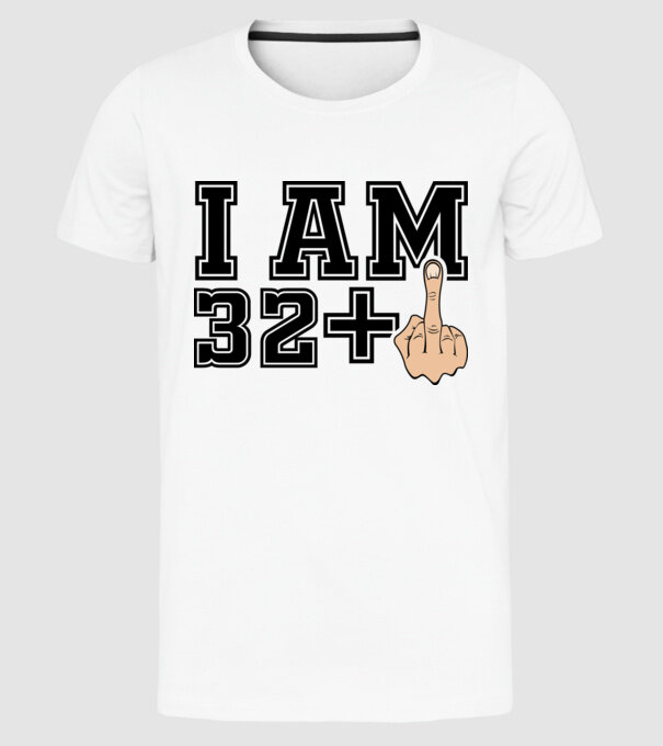 Funny Birthday I am 33 model alb pe tricou