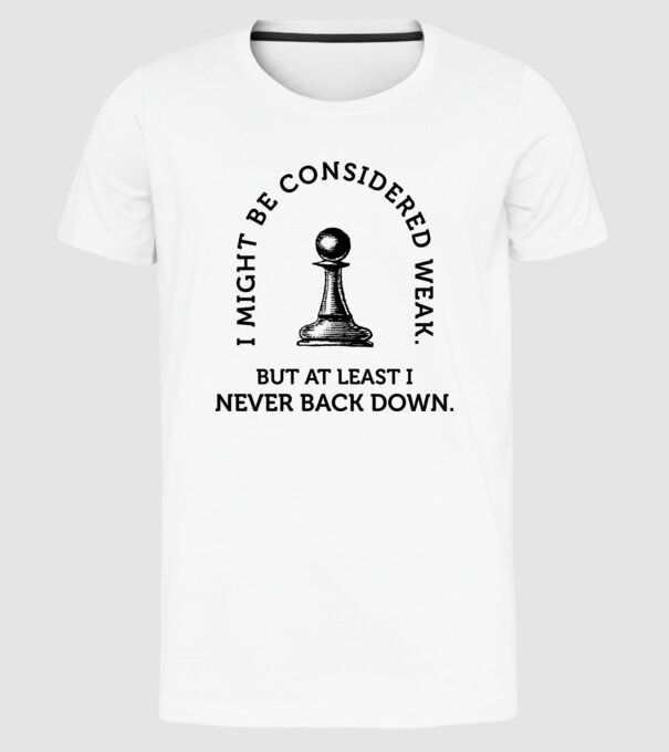 I might be considered weak lght model alb pe tricou