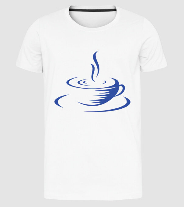 cană cafea model alb pe tricou