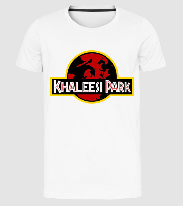 Khaleesi Park model alb pe tricou